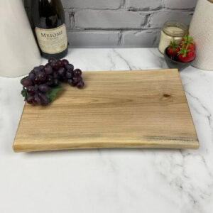 Maple charcuterie board without bark - great housewarming gift!